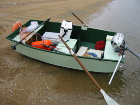 これが2 4mプラム 自作ボートです 自作ボートの製作マニュアルと釣行記